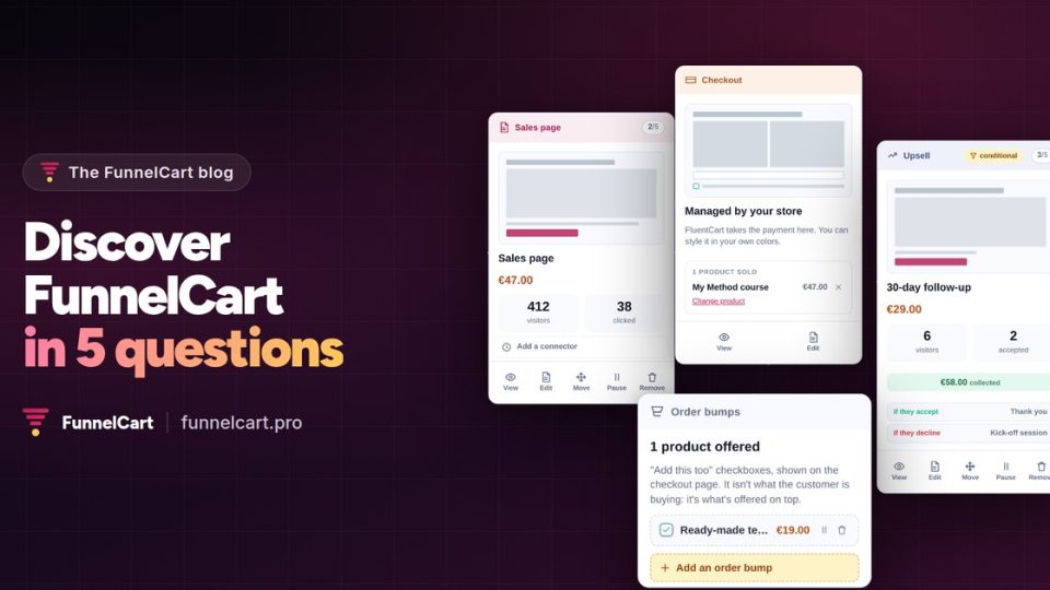 Discover FunnelCart in 5 questions