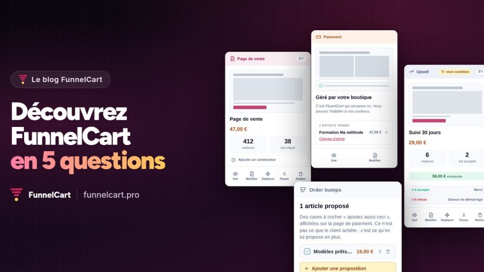 Découvrez FunnelCart en 5 questions